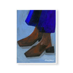 Boots and Blues Art Print