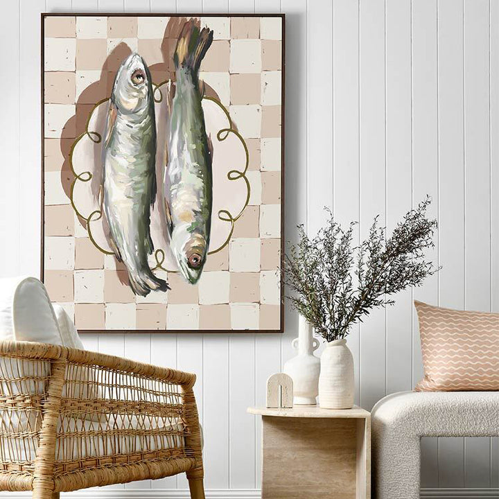 Catch of the Day Portrait Art Print