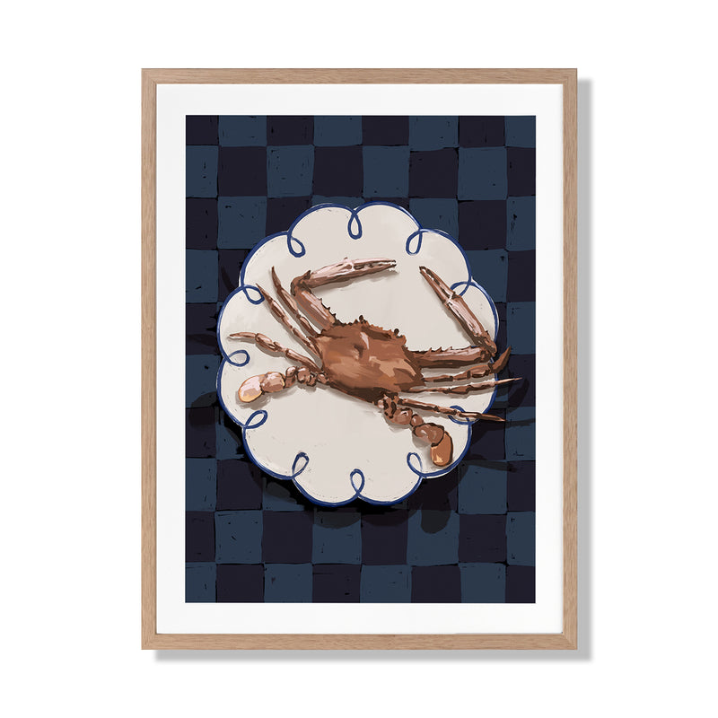 Crustacean Deep Portrait Art Print