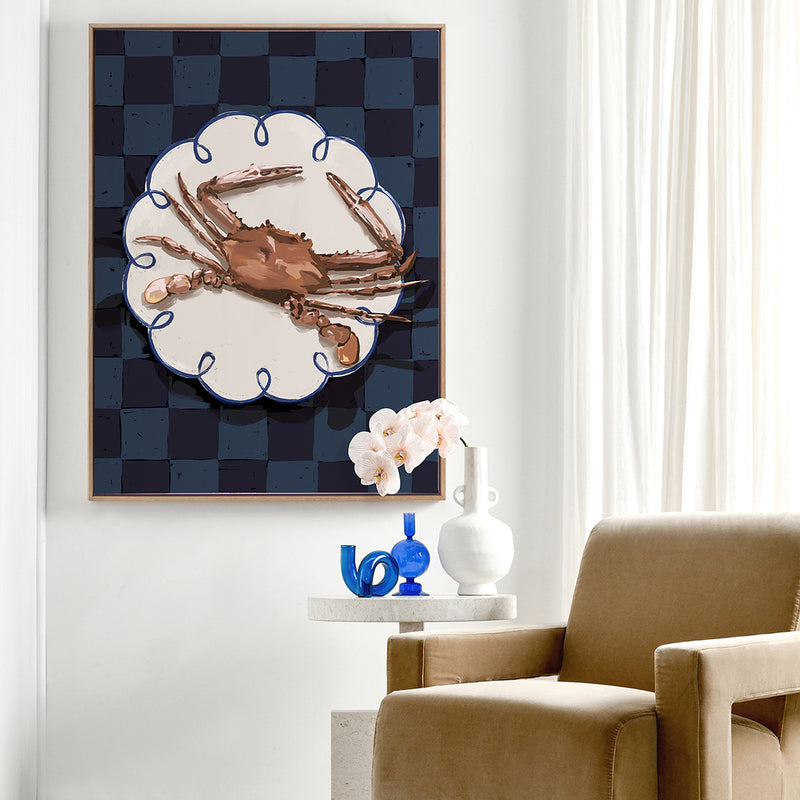 Crustacean Deep Portrait Art Print