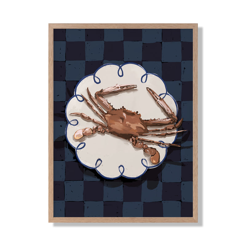 Crustacean Deep Portrait Art Print