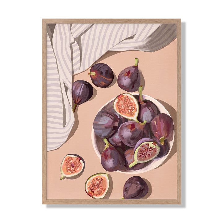 Fresh Figs Portrait Art Print