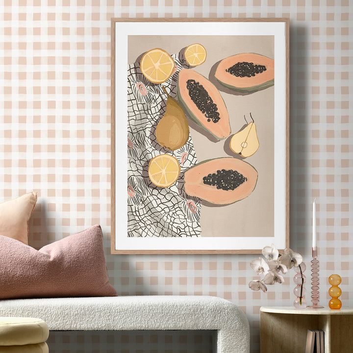 Fruta de bomba Landscape Art Print