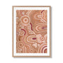 People, Place, Community Portrait Art Print - Oak Framed Print, With Matboard / 106 x 141.50cm