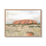 Uluru Landscape Art Print