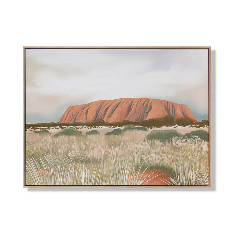 Uluru Landscape Art Print