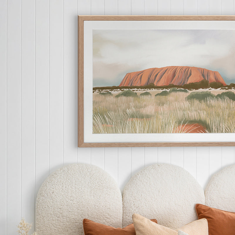 Uluru Landscape Art Print