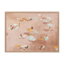Under The Sun Landscape Art Print - Warm Brown / Oak Framed Print, No Matboard / 55 x 70cm