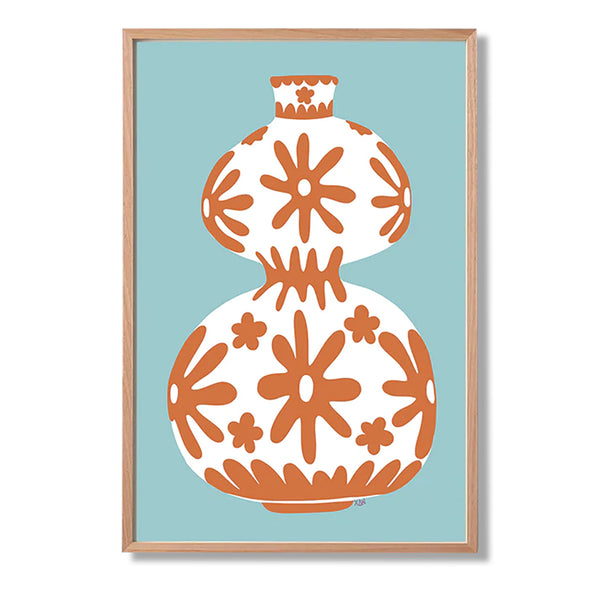 Saffron Vase Print Life Interiors