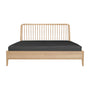 Spindle Queen Bed Frame (Oak) - Spindle Queen Bed Frame (Oak)