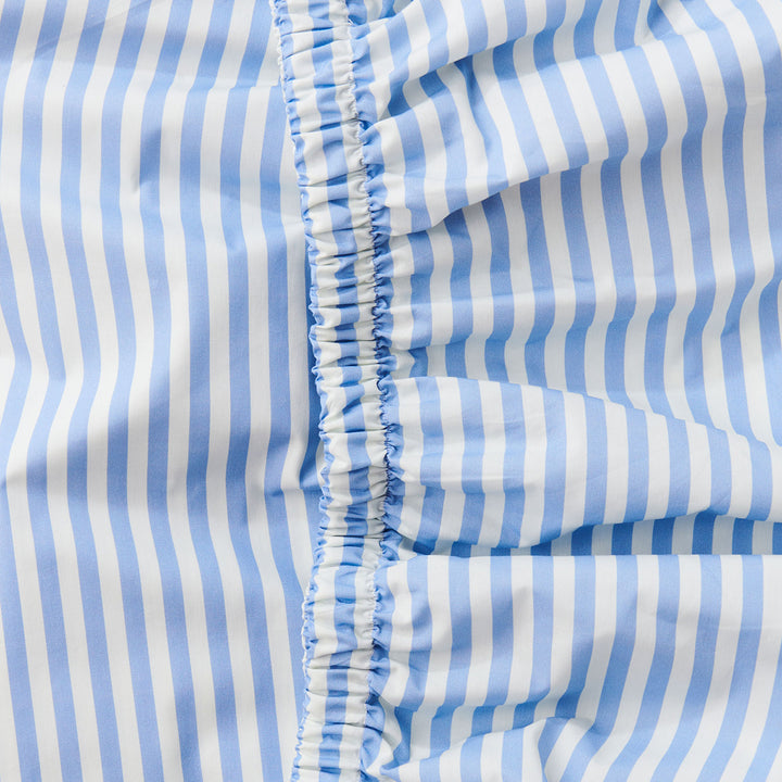 Staples Seaside Stripe Organic Cotton Fitted Sheet