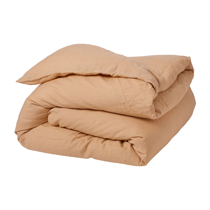 Linen Quilt Cover (Cashew)