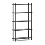 Sandi 5 Tier Tall Bookshelf - Black