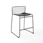 Frankia Bar Stool (58cm) - Black