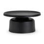 Javi Pedestal Tray Coffee Table - Black