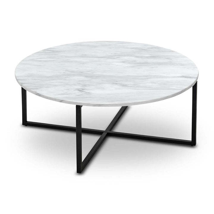 Luxe Round Marble Coffee Table