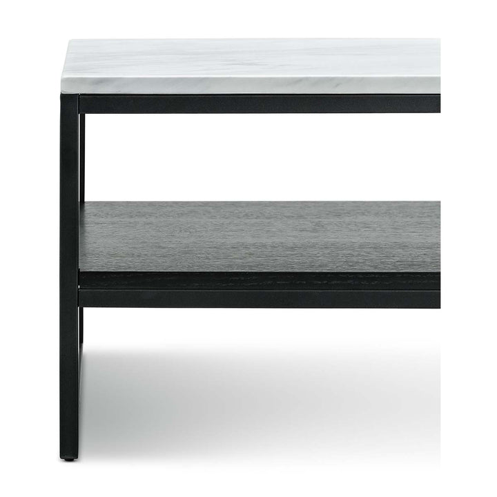 Zara Marble Rectangular Shelf Coffee Table