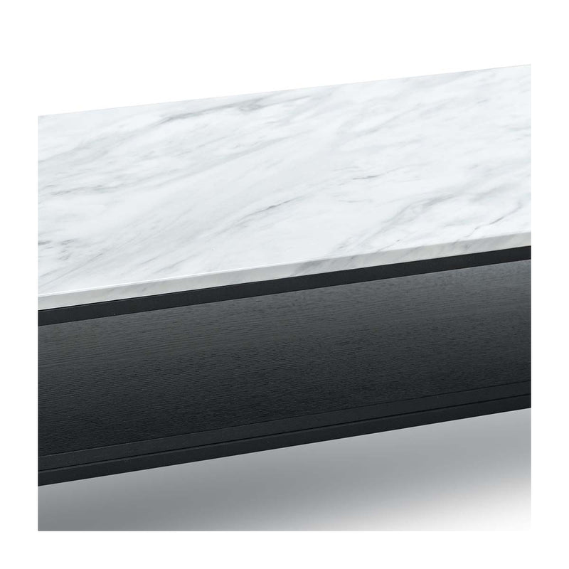 Zara Marble Rectangular Shelf Coffee Table