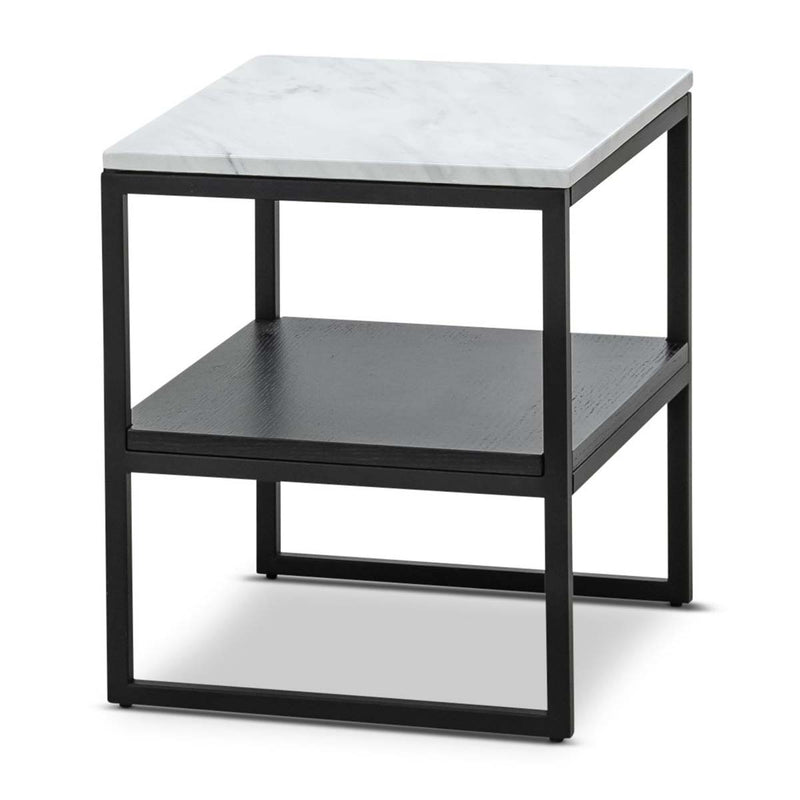 Zara Marble Square Shelf Coffee Table