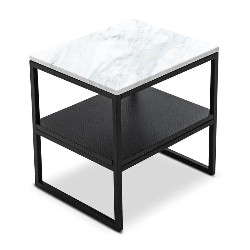 Zara Marble Square Shelf Coffee Table