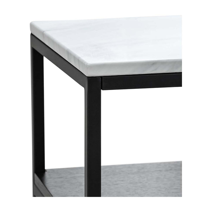 Zara Marble Square Shelf Coffee Table
