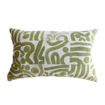 Life x Bonnie &amp; Neil Ocean Swell Cushion (Light, Dark Khaki, 40x60)