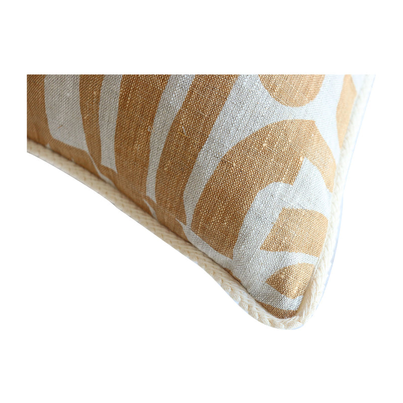 Life x Bonnie &amp; Neil Ocean Swell Cushion (Wheat, 45x75)