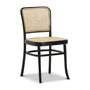 Bentwood Rattan Dining Chair (Set of 2) - Black / Natural