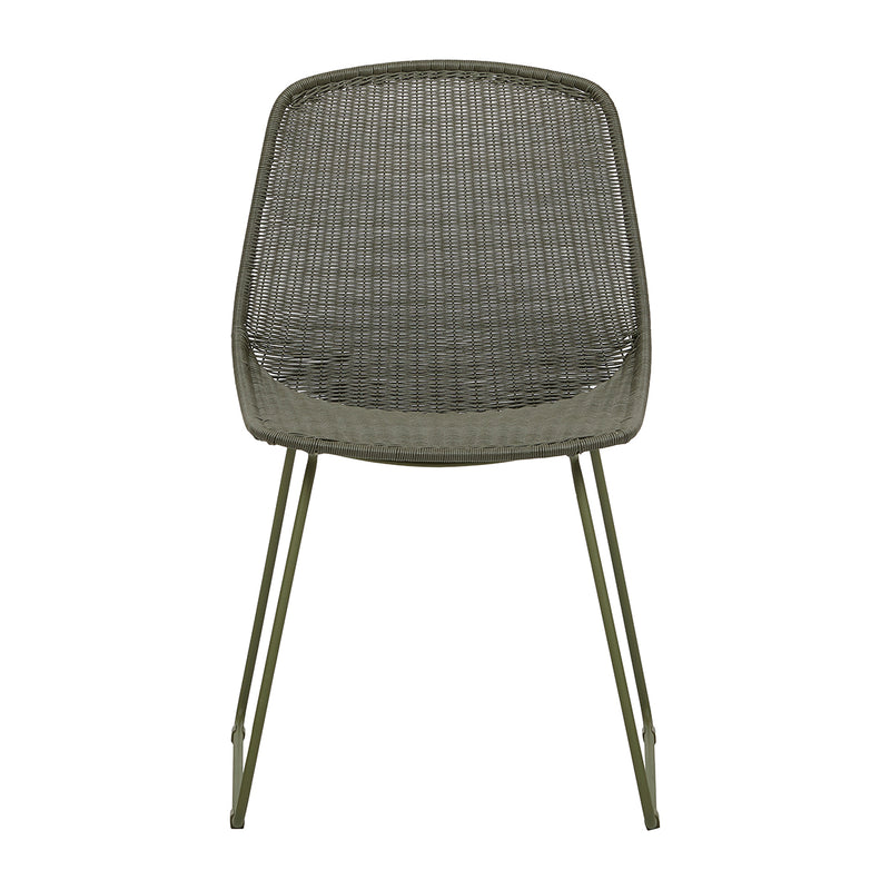 Granada Scoop Closed Weave Dining Chair