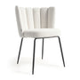 Aniela Boucle Dining Chair - White