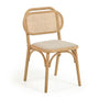 Doriane Rattan Dining Chair - Natural