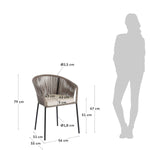 Yanet Alfresco Dining Arm Chair