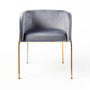 Genevieve Chair - Gunmetal