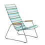 Click Outdoor Lounge Chair - Blue Stripe