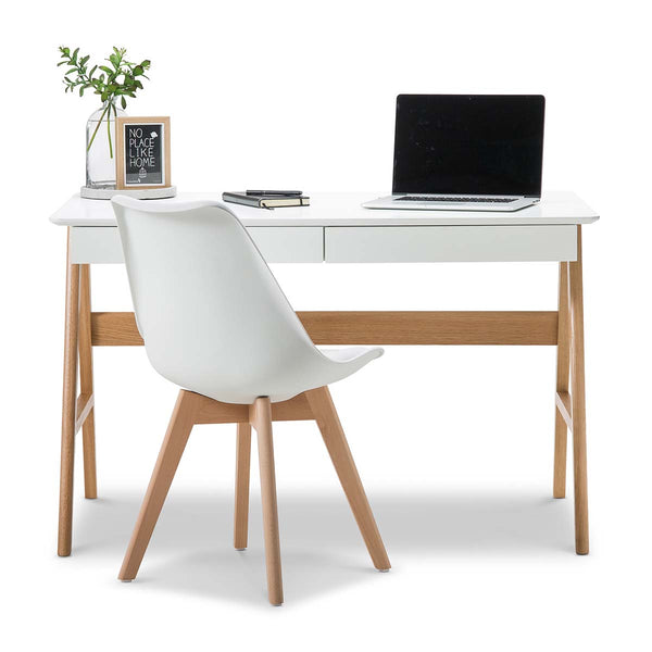 Nordic Style 2 Drawer Desk – Life Interiors