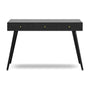 Reese 3 Drawer Desk - Black