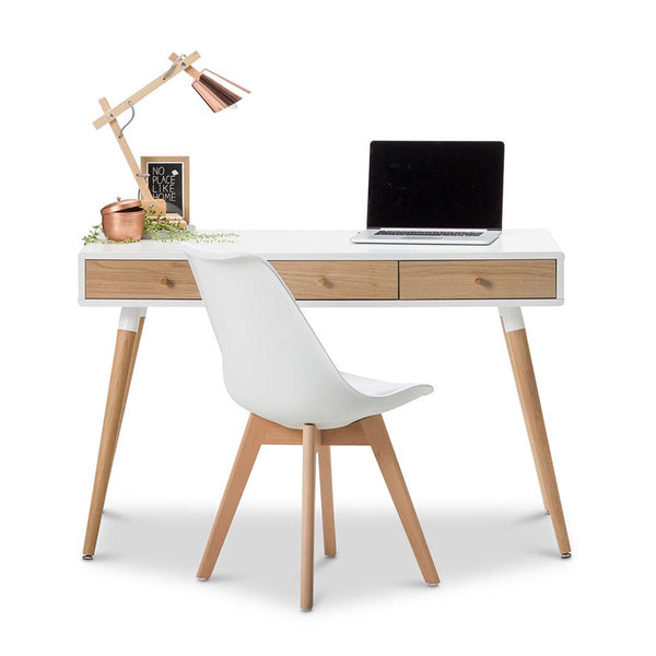 Reese 3 Drawer Desk – Life Interiors