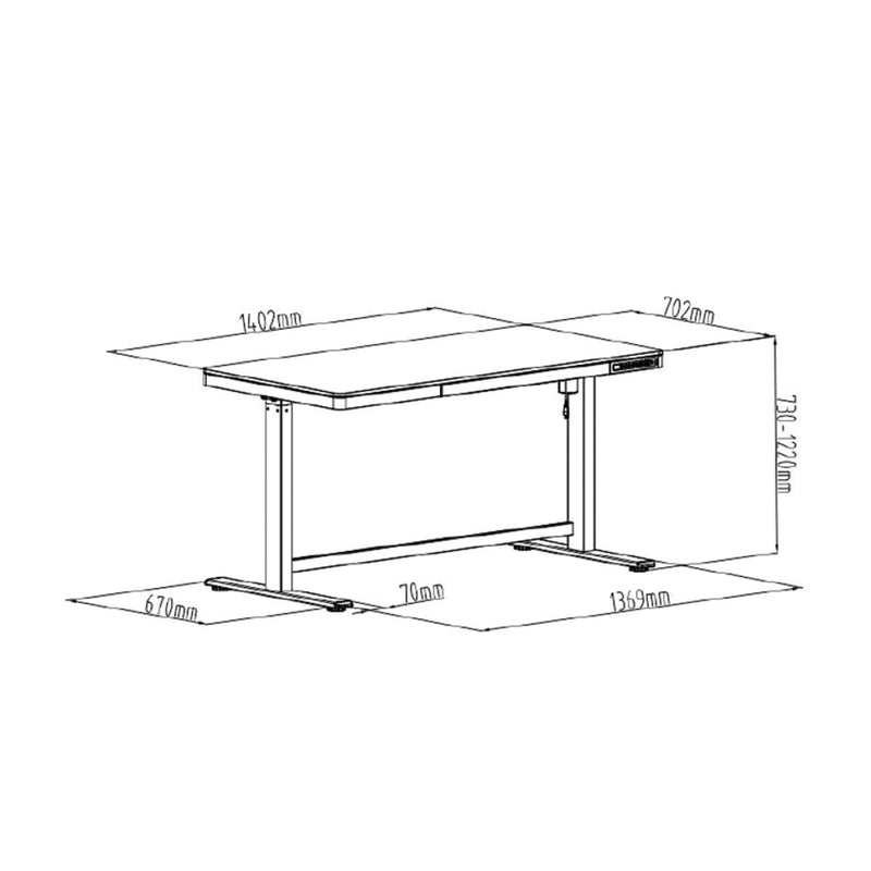 STA NE02 Stand Up Desk (Large)