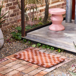 Checkers Door Mat