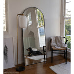 Bjorn Arch Floor Mirror (Black)