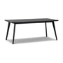 Reese Rectangular Dining Table (180cm) - Black Oak