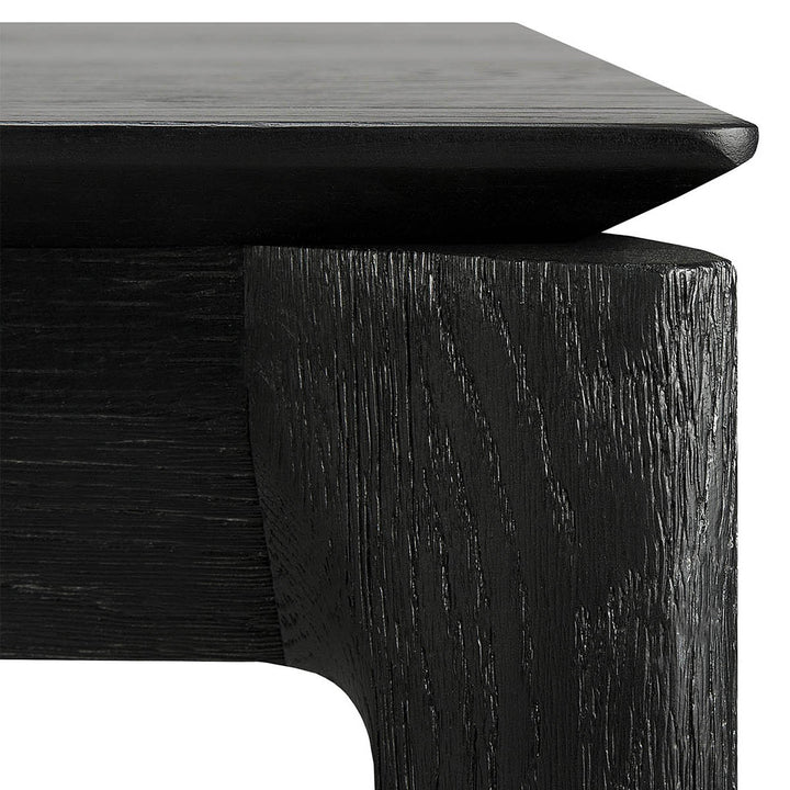 Bok Extendable Dining Table (Black Oak, 180-280cm)