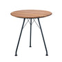 Circum Outdoor Table - Bamboo / Black / 74cm