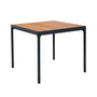 Four Square Outdoor Table - Bamboo / Black / 90cm
