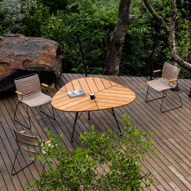 Leaf Bamboo Outdoor Table