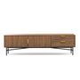 Marco Modern Ripple Entertainment Unit - Light Walnut