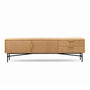 Marco Modern Ripple Entertainment Unit - Natural Oak