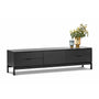 Reese Entertainment Unit - Black / Black