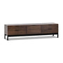 Reese Entertainment Unit - Walnut / Black