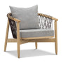Milla Woven Rope Armchair - Ash